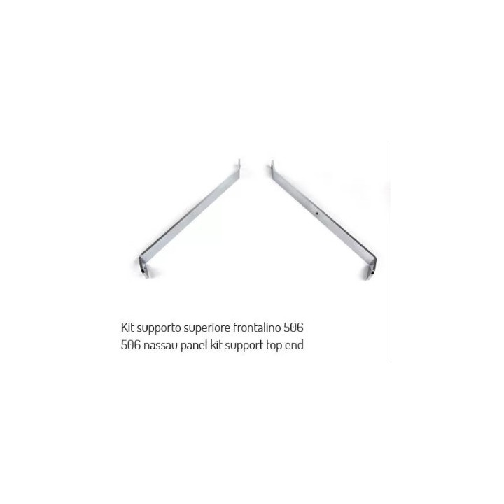 MOD. 506 HIGH NASSAU PANEL SUPPORT KIT CHROMED (R+L)