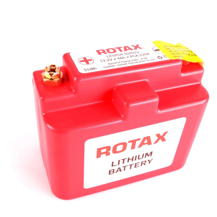 Rotax Lithium batteri 12V / 4AH | Stjerne Racing Roskilde